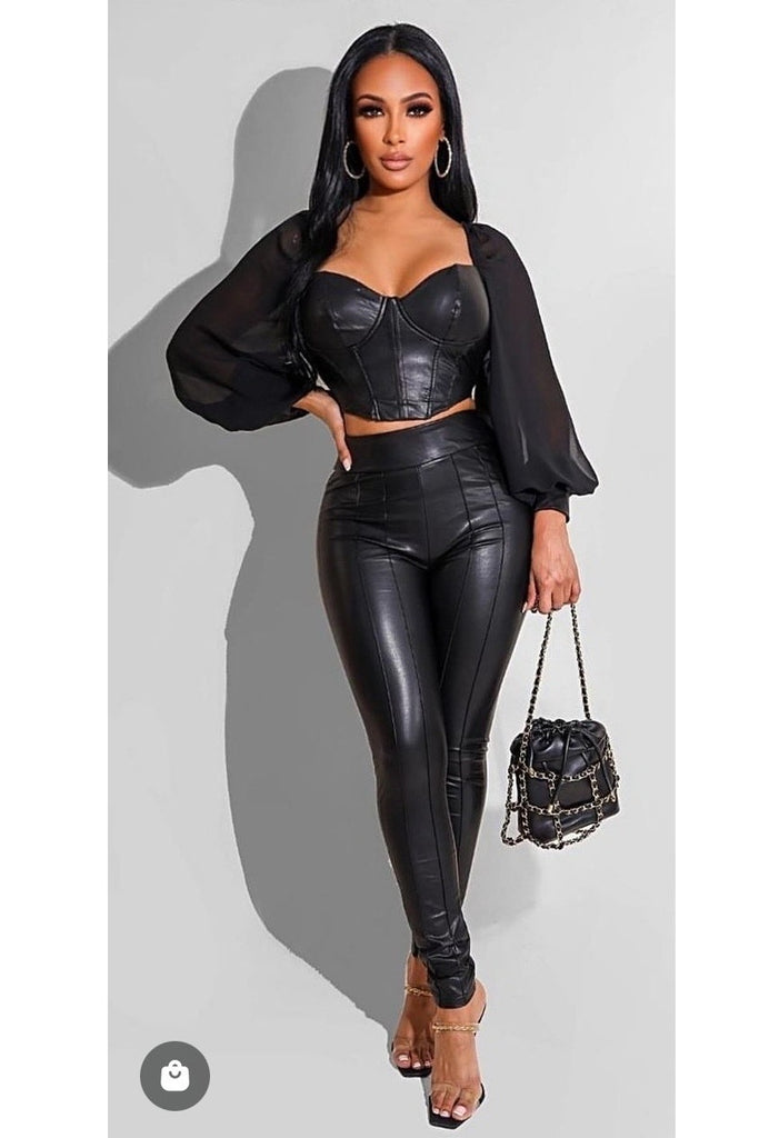 SET VINIPIEL IRAIS NEGRO