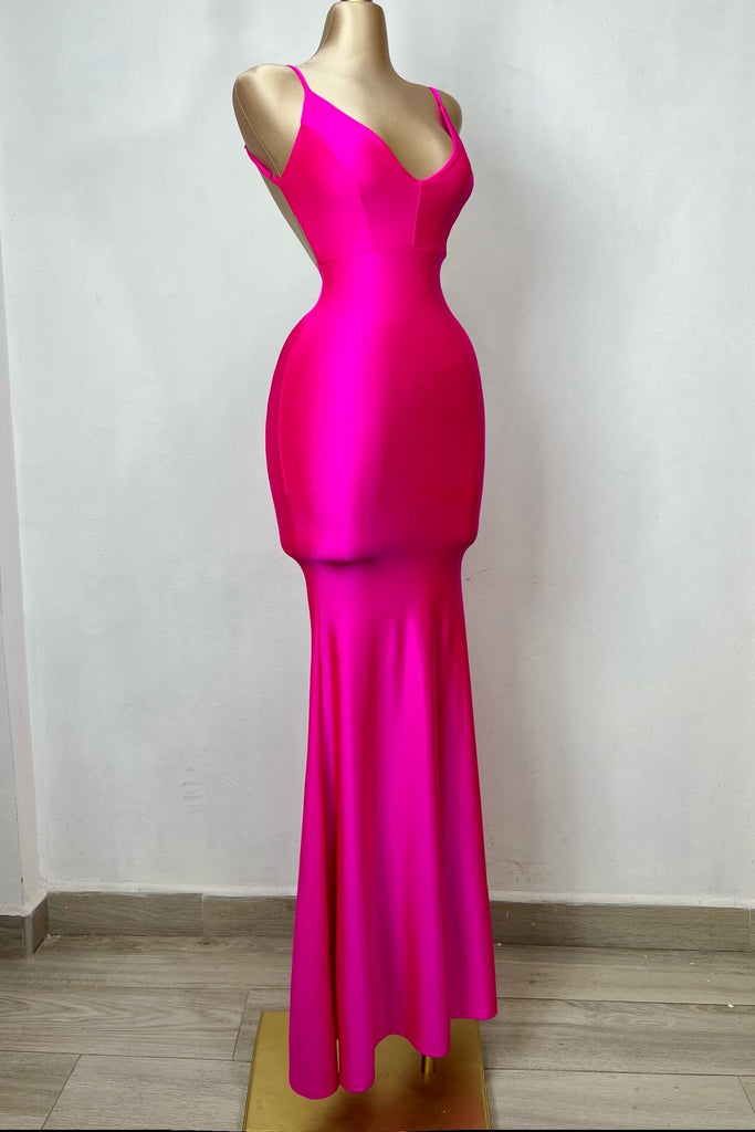 MAXI VESTIDO VESNA FIUCHSA