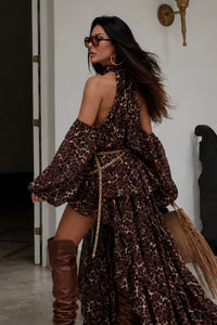 MAXI SET MEDITERRANEO VOLANTES ANIMAL PRINT