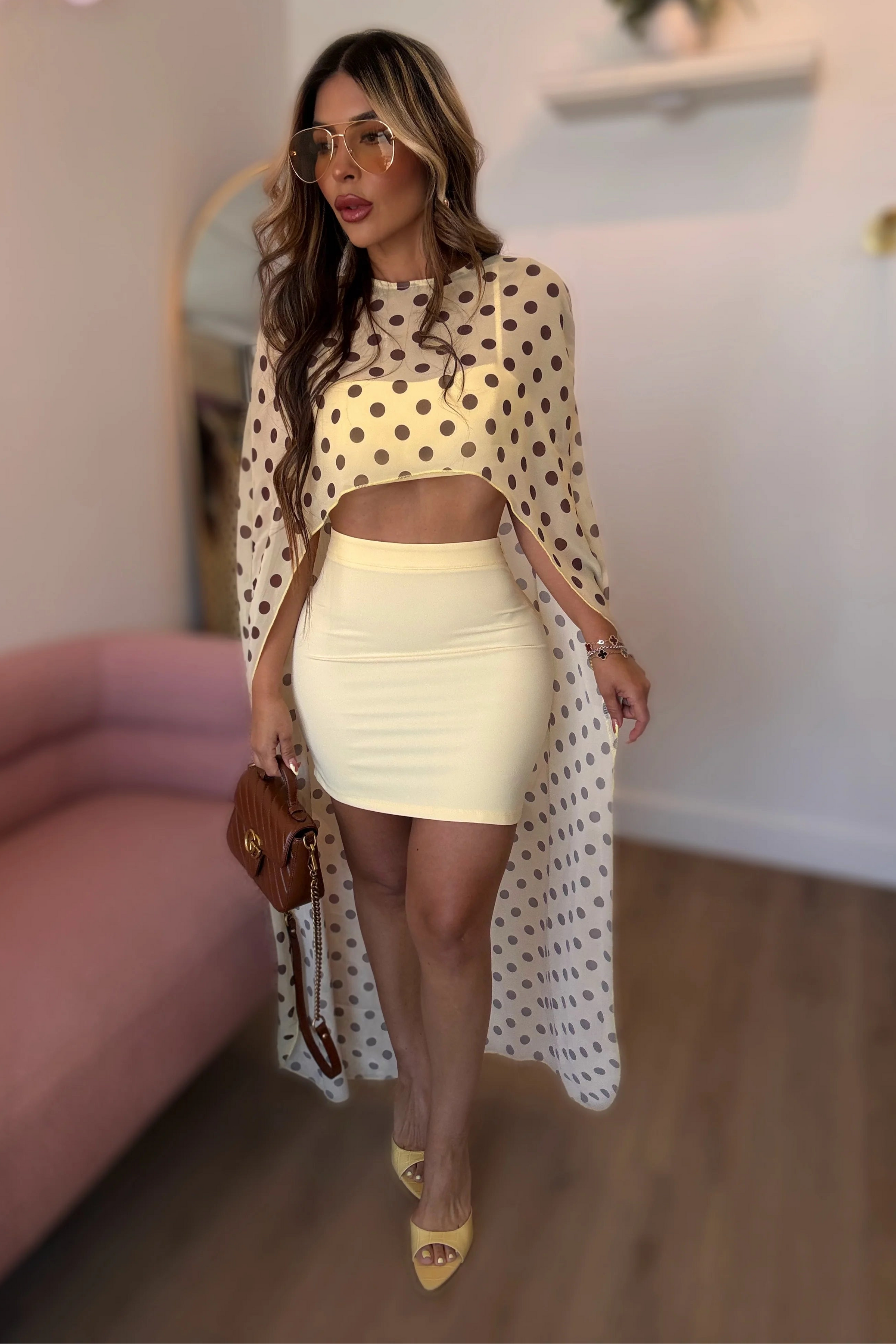 SET CONJUNTO DOTS AMARILLO