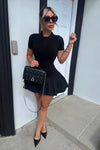VESTIDO MAURY POLO NEGRO ONDULADO