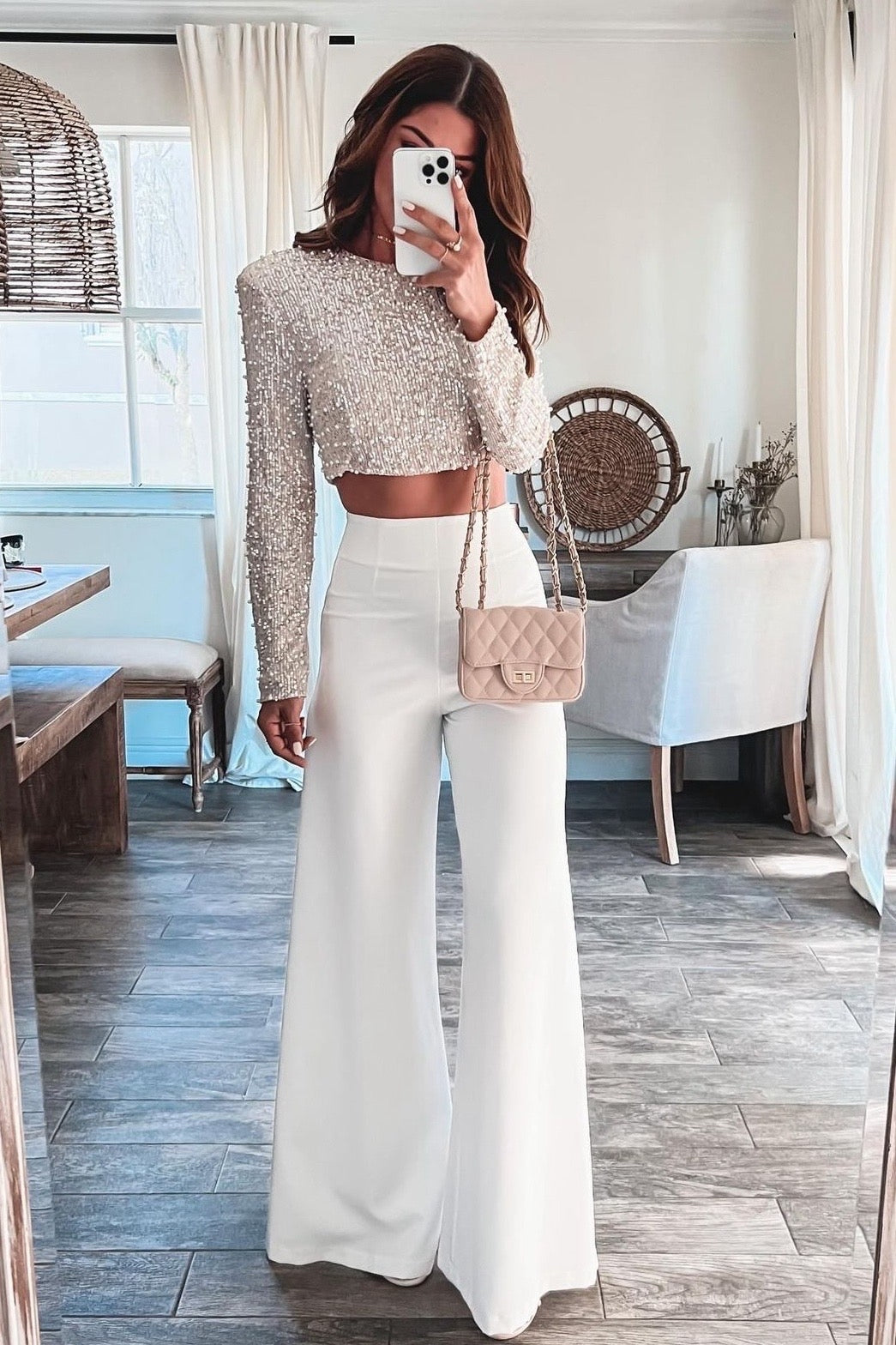 PANTALON-PALAZZO DAYA BLANCO – Fashion Adictas