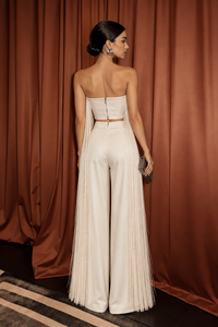 CONJUNTO SET BARBILLAS CREMA