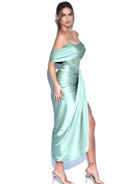 VESTIDO STELLA ALTA GAMA SATIN BASIL