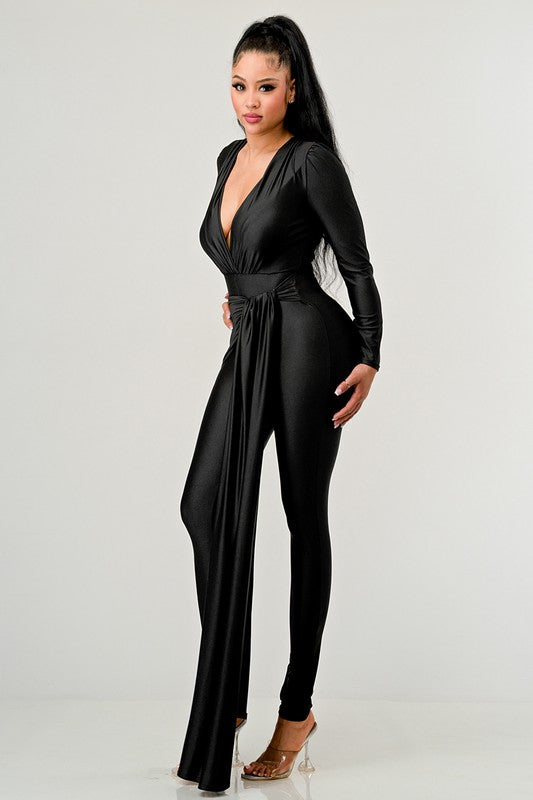 JUMPSUIT FANTASY NIGHT NEGRO ESTOLA