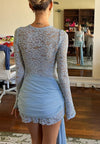 VESTIDO MINI CIELO ENCAJE