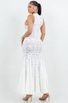 MAXI VESTIDO LOLA SIRENA BLANCO