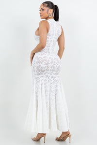 MAXI VESTIDO LOLA SIRENA BLANCO