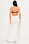 MAXI VESTIDO ARIADNA DRAPEADO SIRENA