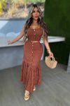 MAXI SET TERRACOTA CALADO