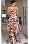 MAXI VESTIDO VOLANTES ORGANZA