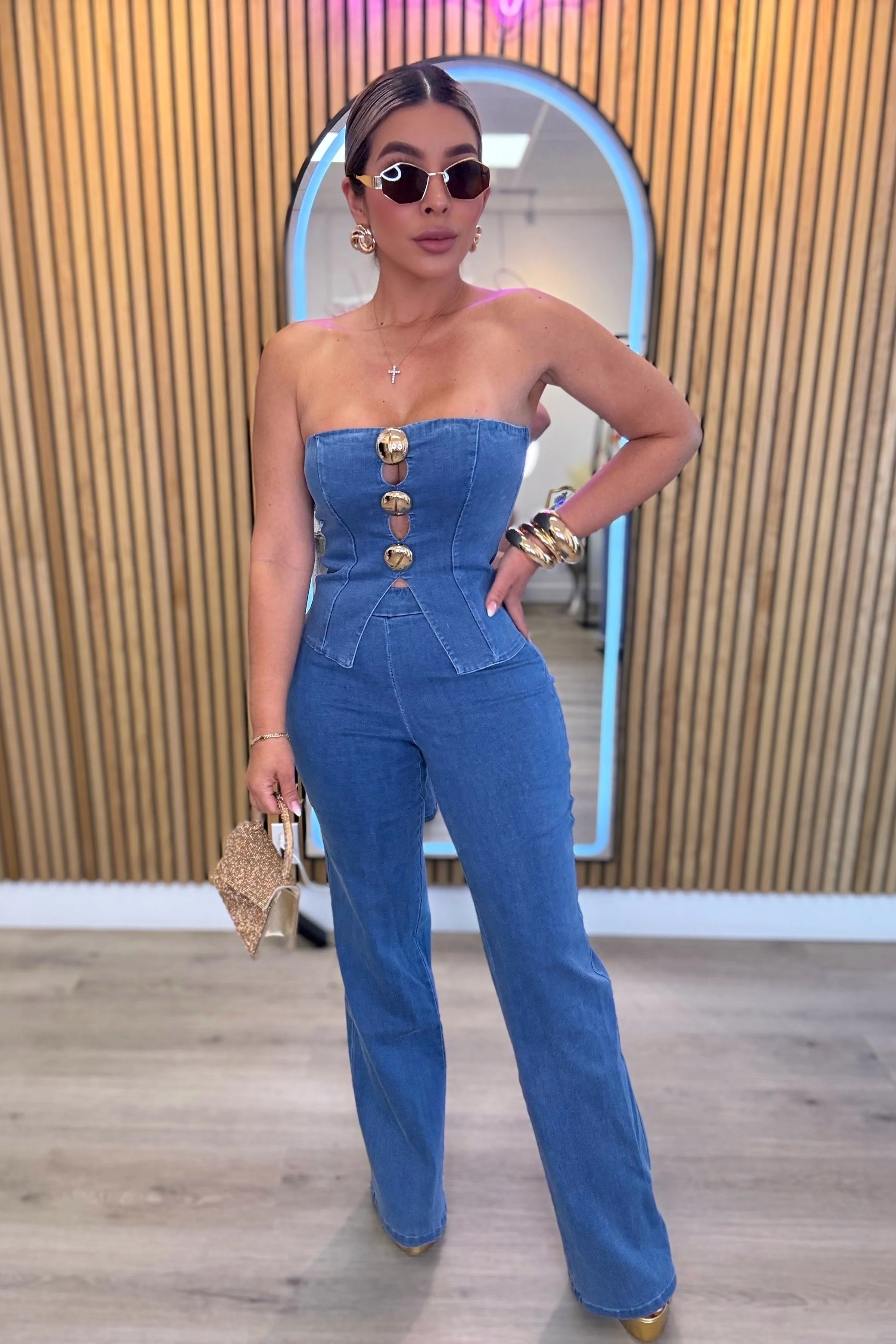 SET CONJUNTO MILANA MEZCLILLA
