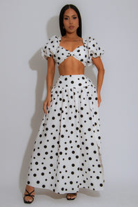 SET MAXI PUNTOS TOP FALDA