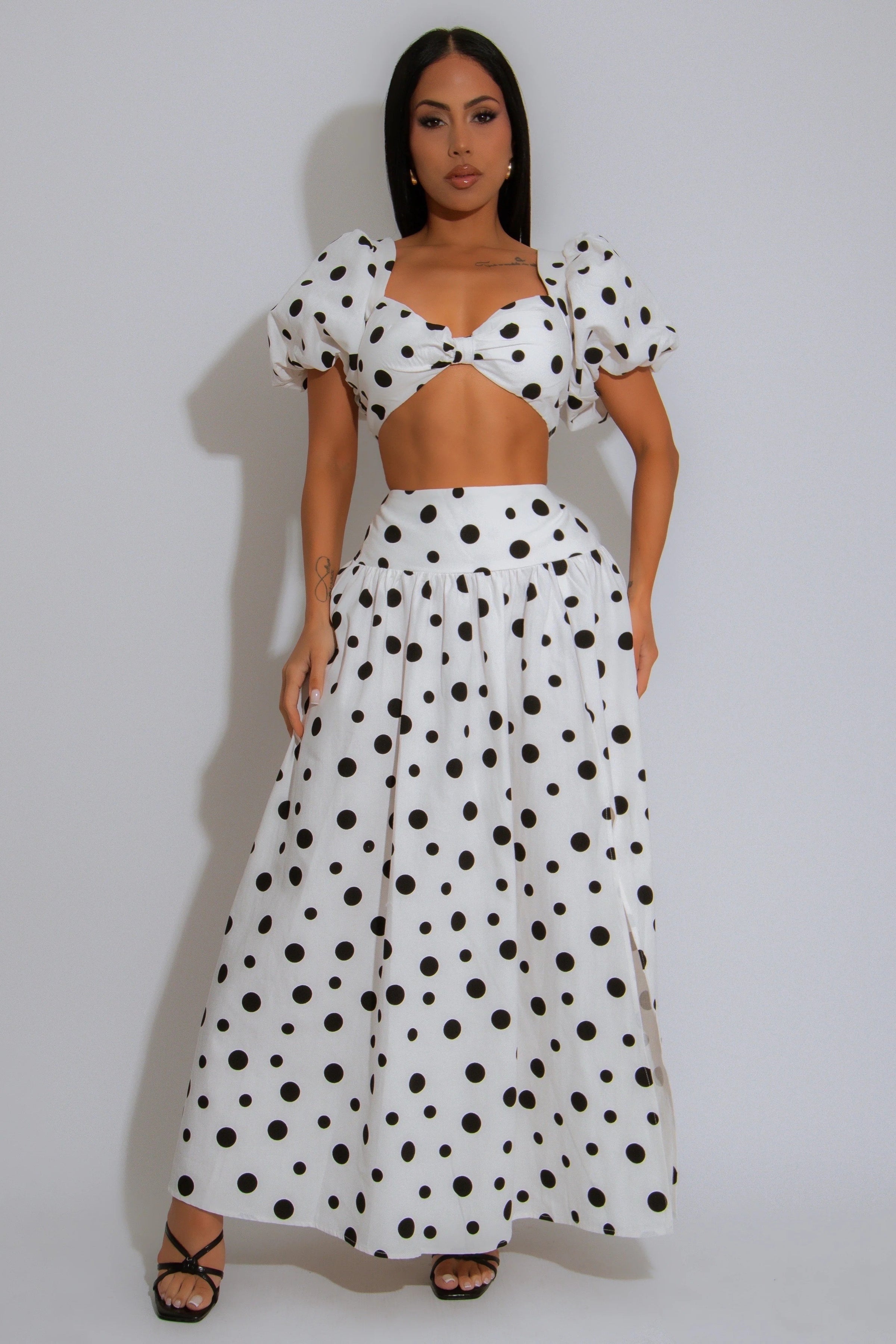 SET MAXI PUNTOS TOP FALDA
