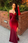 MAXI VESTIDO LEXY VINO SIRENA