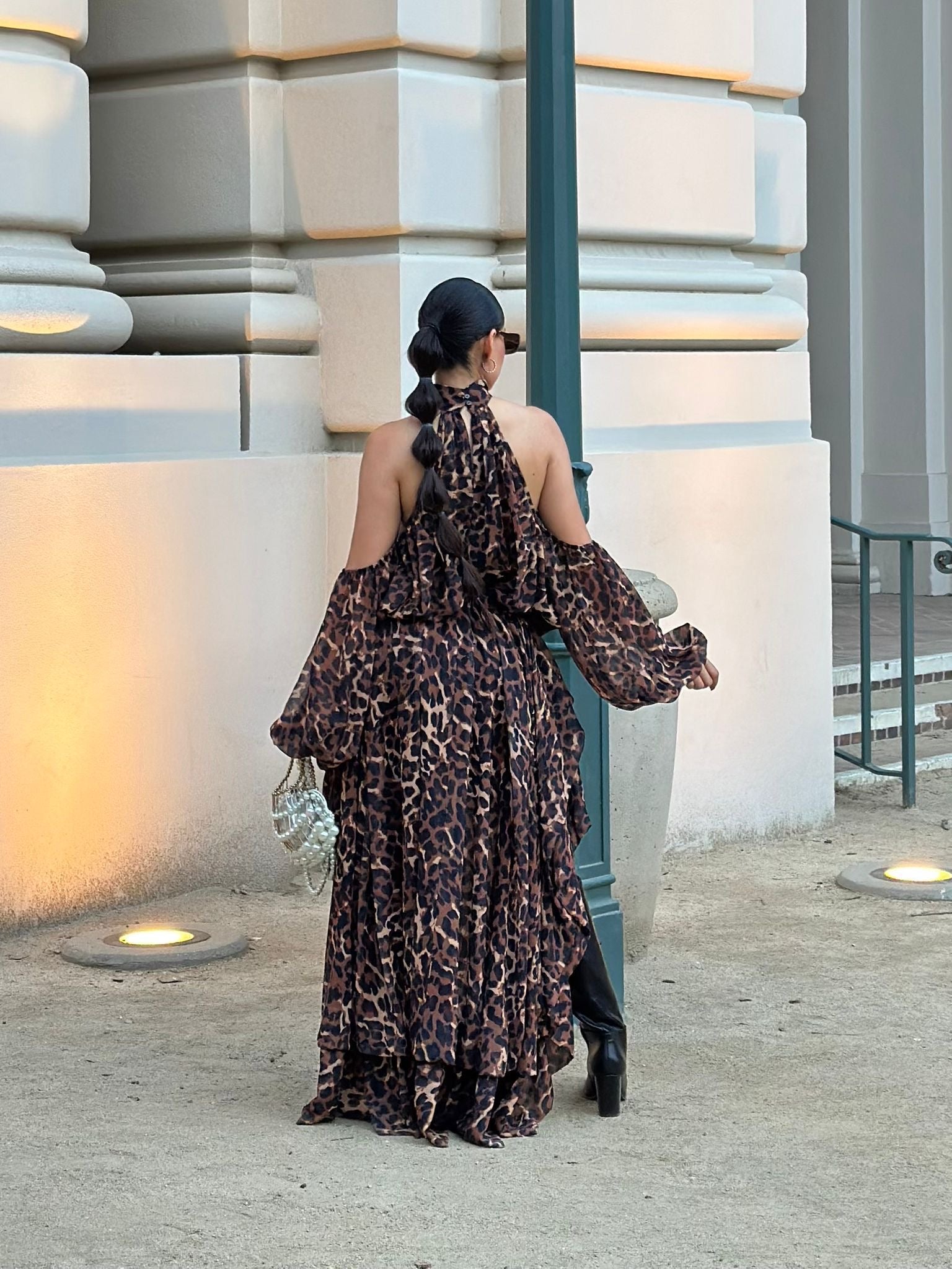 MAXI SET MEDITERRANEO VOLANTES ANIMAL PRINT