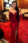 MAXI VESTIDO LEXY VINO SIRENA