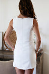 VESTIDO AZURA CHANEL MOÑOS BLANCO