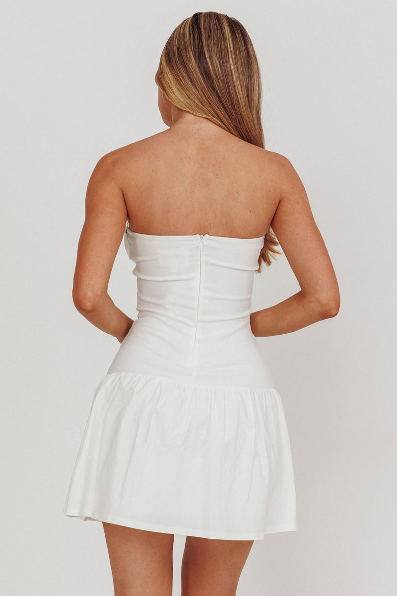 VESTIDO BABY WHITE MOÑO