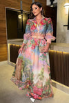 MAXI VESTIDO VERSALLES FLORAL