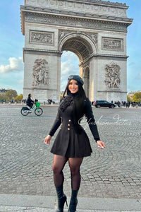 VESTIDO KIM NEGRO 2 PIEZAS