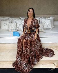 VESTIDO-BIKINI WILD ANIMAL PRINT