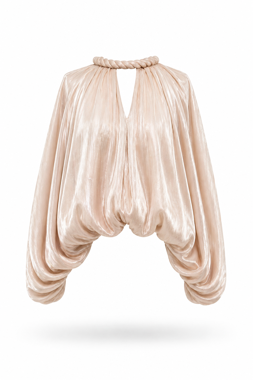 BLUSA PARIS ORGANZA NUDE