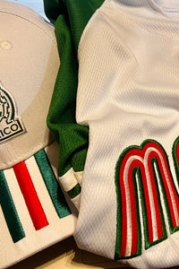 JERSEY MEXICO BLANCO BORDADO