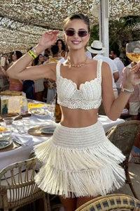 SET CAPRI CROCHET BARBILLAS NATURAL