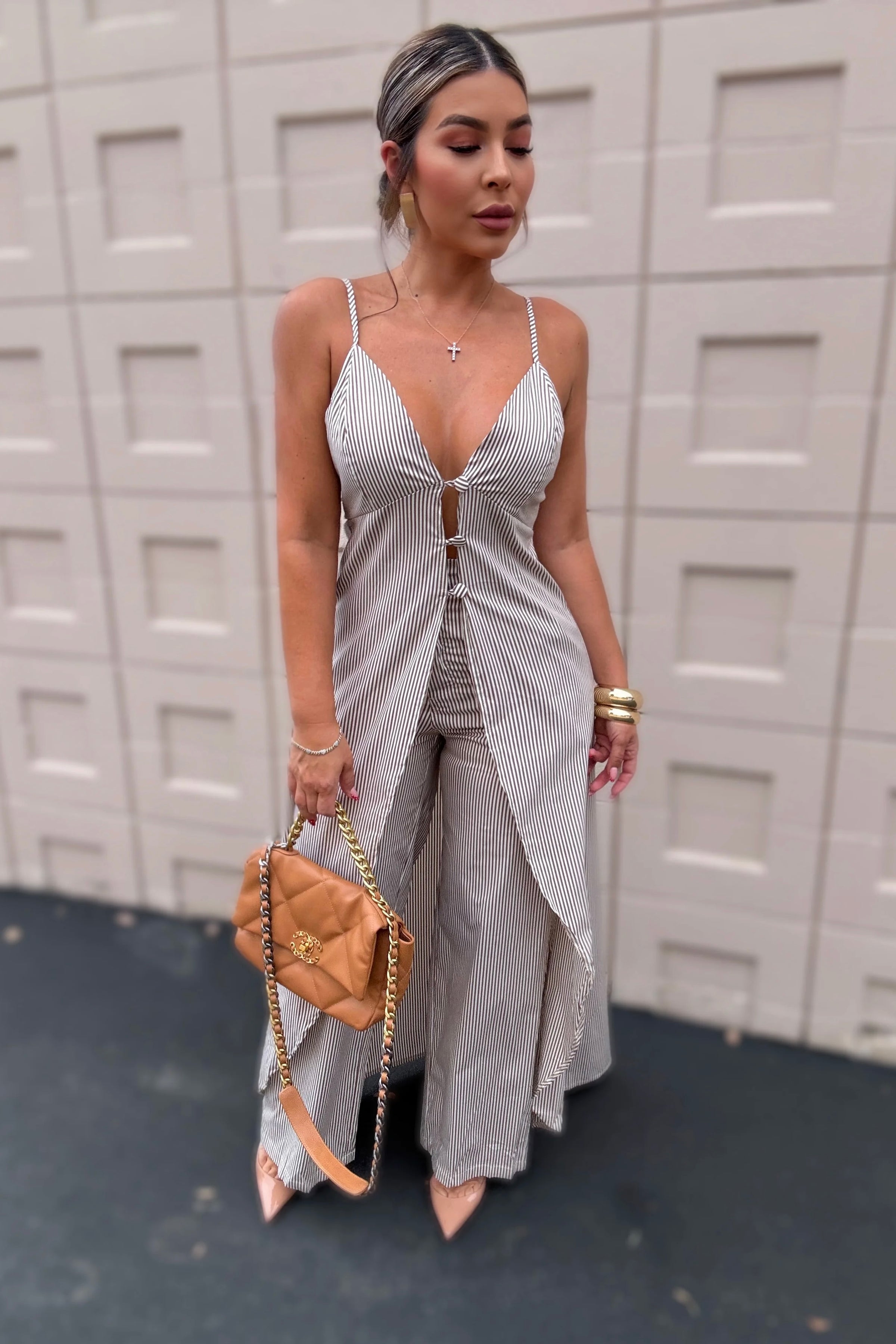 SET DAYSI TOP IRREGULAR PANTALON RAYADO