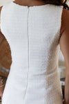 VESTIDO AZURA CHANEL MOÑOS BLANCO