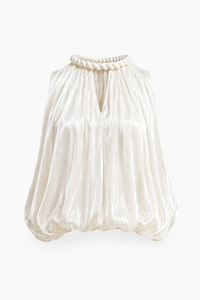 BLUSA PARIS ORGANZA BLANCA