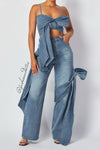 CONJUNTO SET MEZCLILLA BOWS