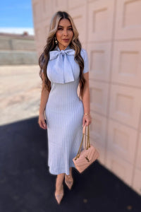 VESTIDO BABY BLUE TEJIDO