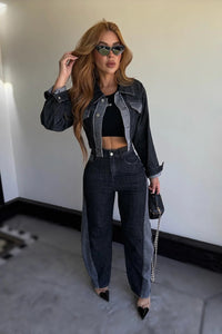 SET DOS MEZCLILLAS CHAMARRA PANTALON