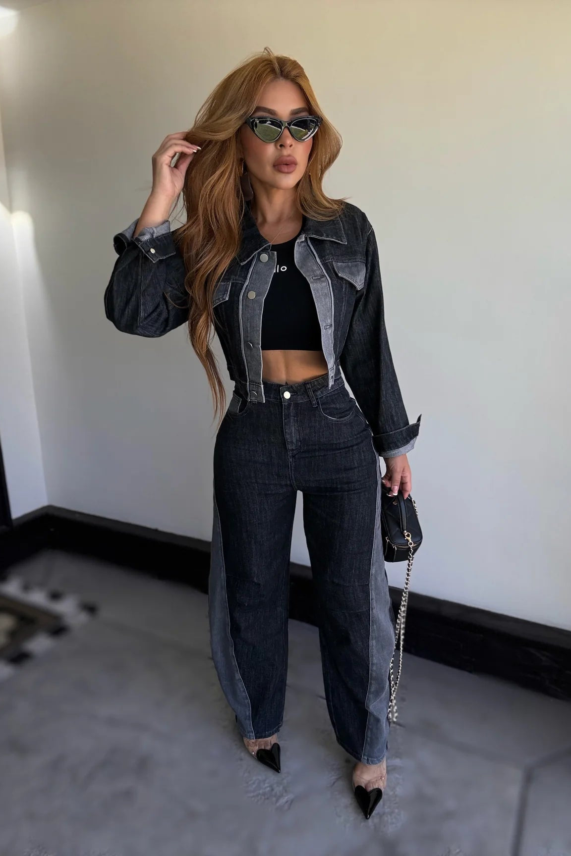 SET DOS MEZCLILLAS CHAMARRA PANTALON