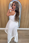 JUMPSUIT-SET NOELIA MESH HALTER BLANCO