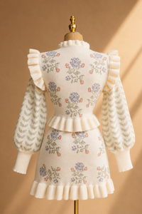 SET CONJUNTO GARDEN SUETER FALDA