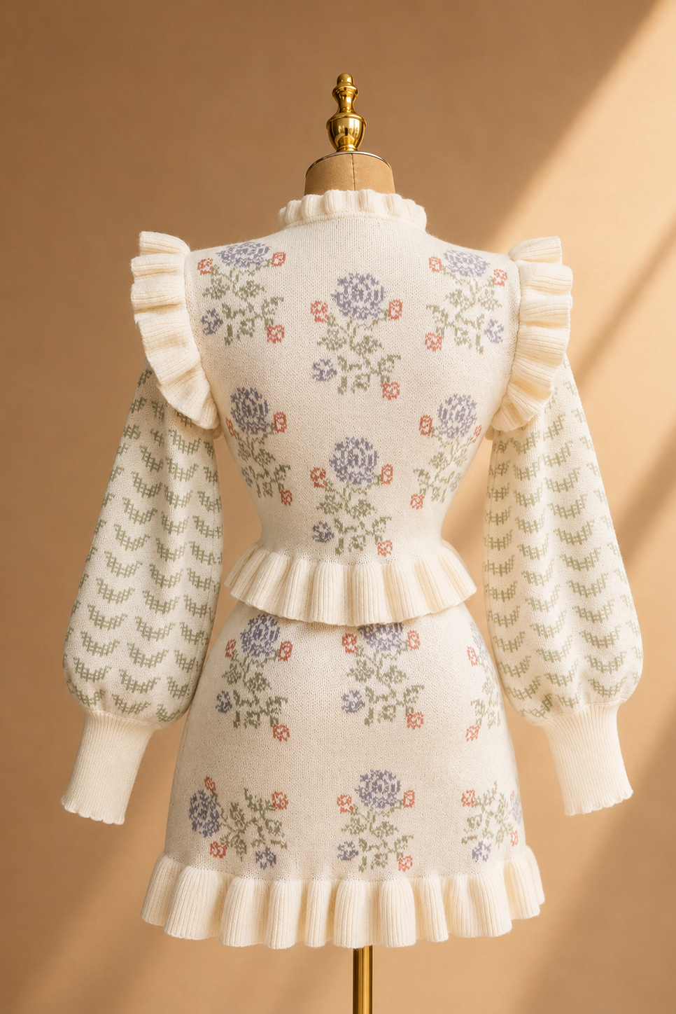 SET CONJUNTO GARDEN SUETER FALDA