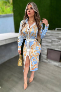 SET CONJUNTO LOANA TOP FALDA PENSIL