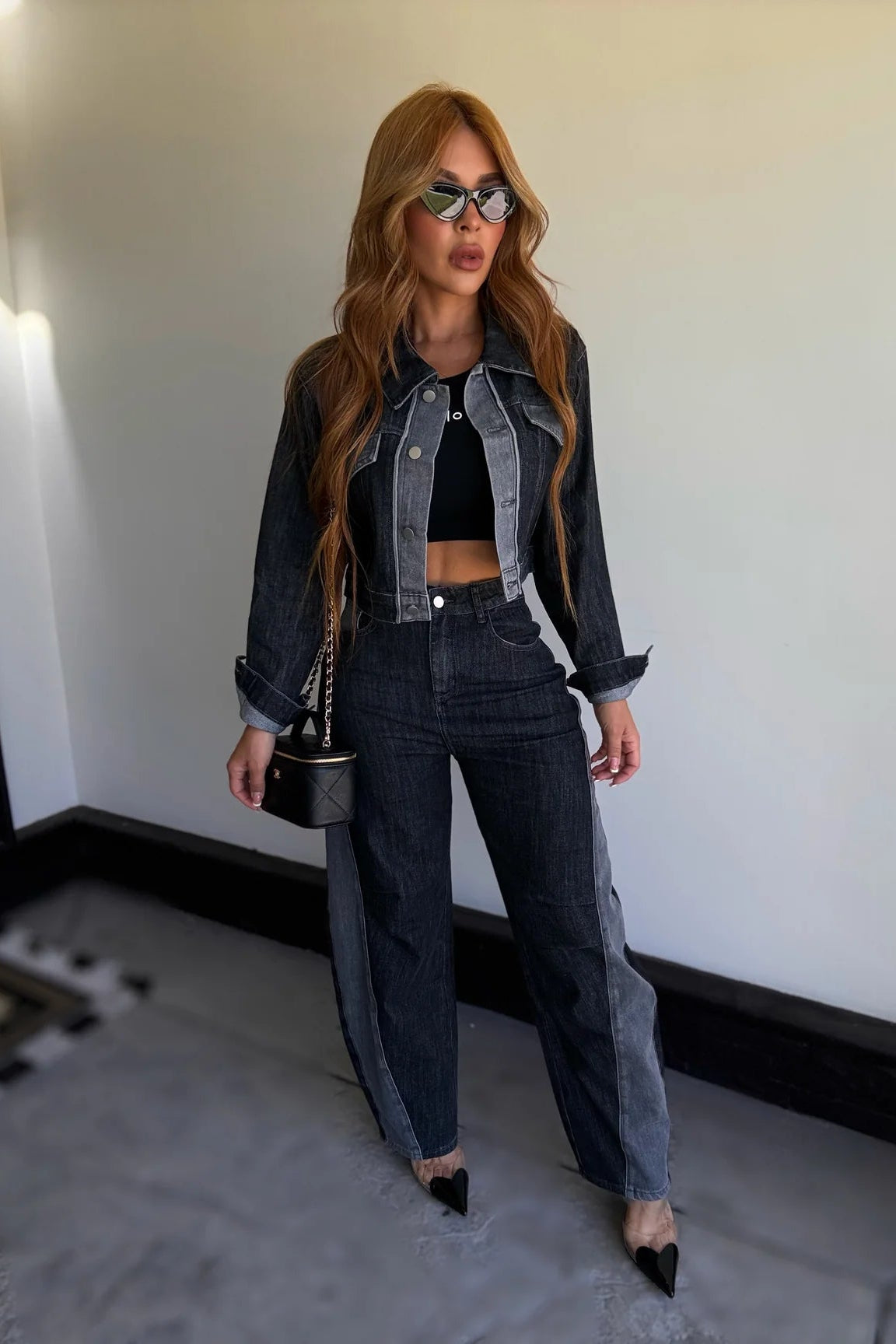 SET DOS MEZCLILLAS CHAMARRA PANTALON