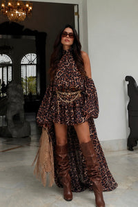 MAXI SET MEDITERRANEO VOLANTES ANIMAL PRINT