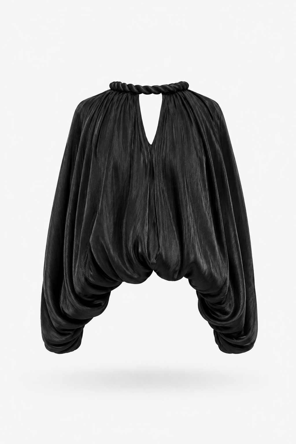 BLUSA PARIS ORGANZA NEGRA