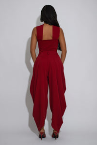 PANTALON FARIBA ROJO NUEVO