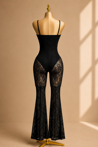 JUMPSUIT ENCAJE BODY NEGRO
