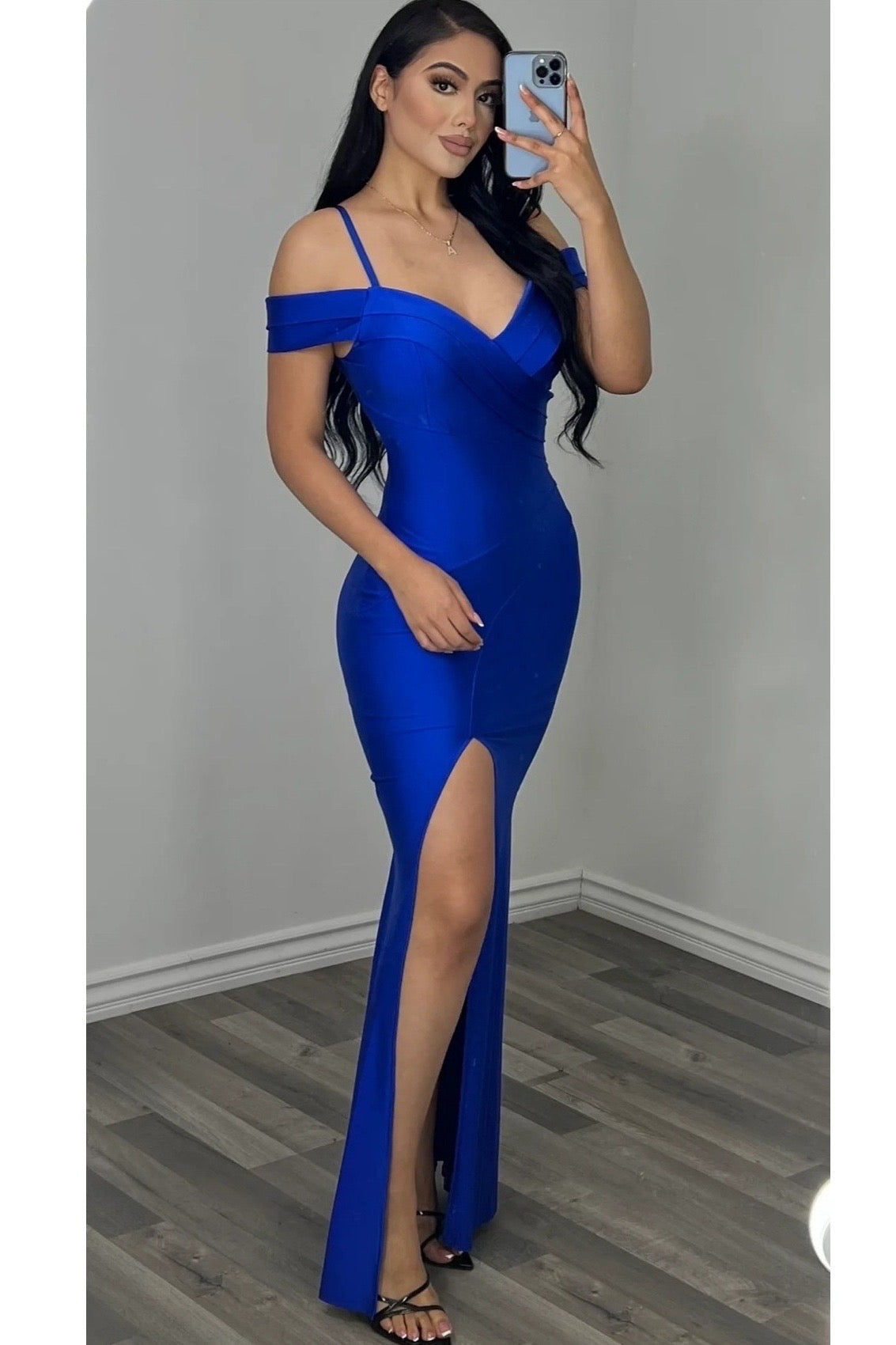 MAXI VESTIDO DIVA-T AZUL