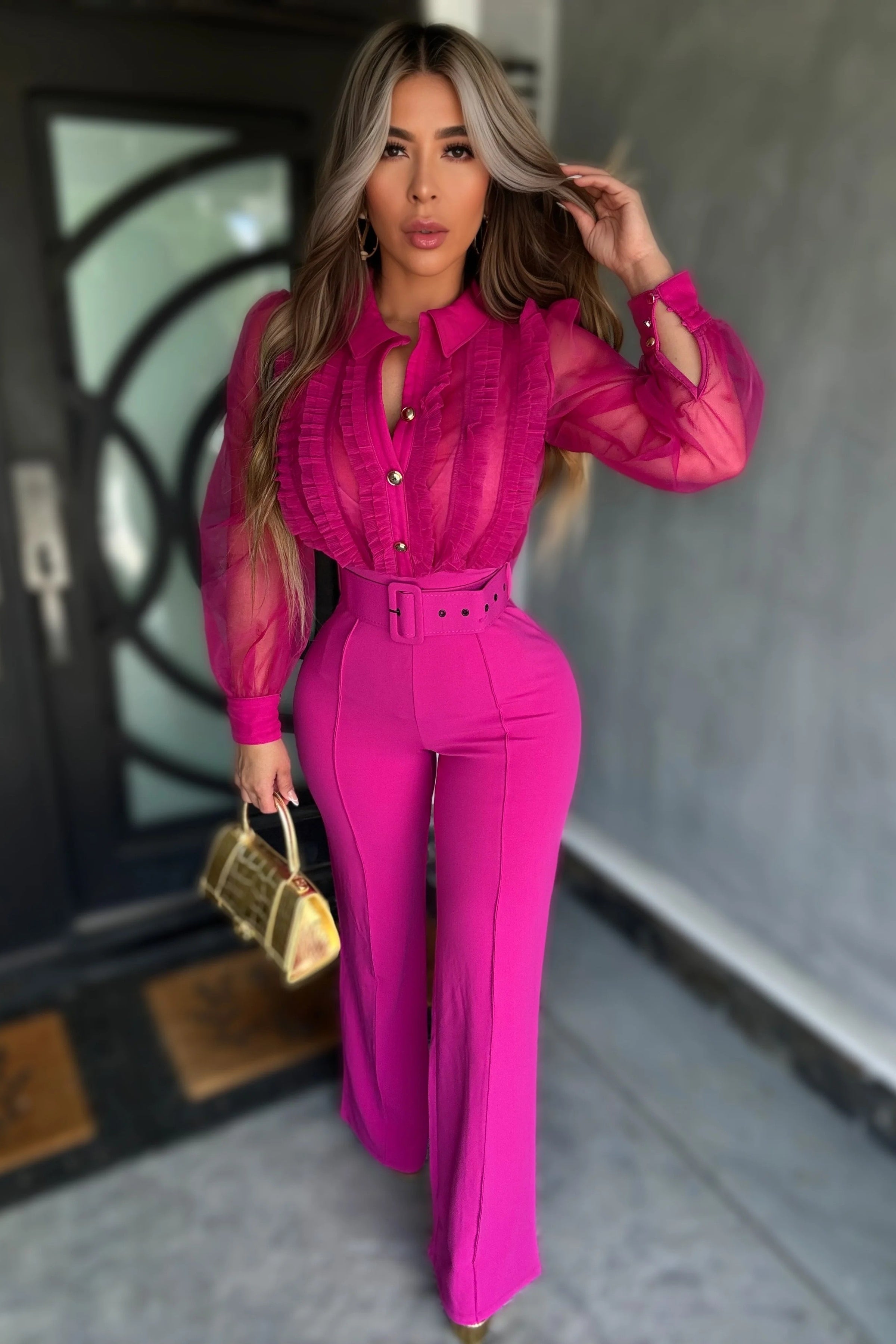 JUMPSUIT VICTORIA MAGENTA