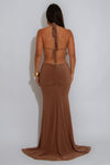 MAXI VESTIDO SEDUCCION  CAFE