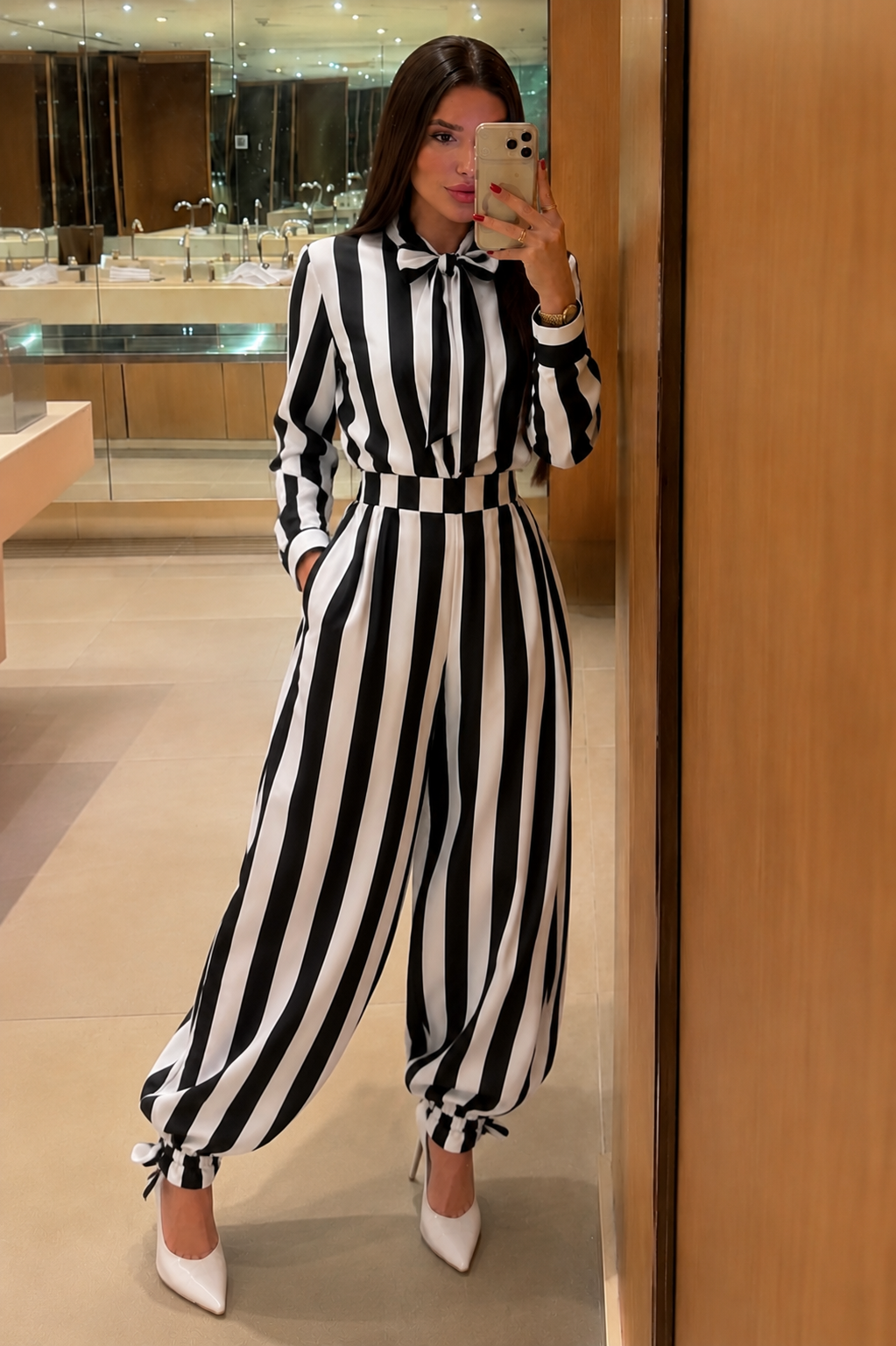 CONJUNTO SET PANTALON CAMISA RAYADO MOÑOS