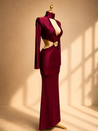 MAXI VESTIDO VALENTINA ROJO
